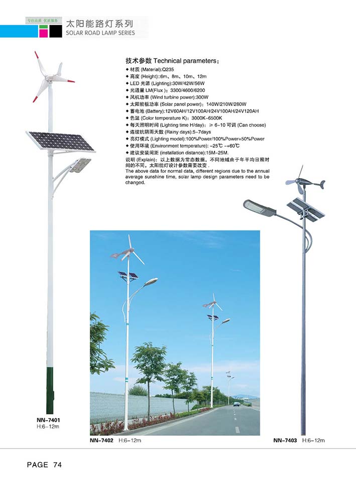 WFTYN-LD-074 太陽(yáng)能路燈