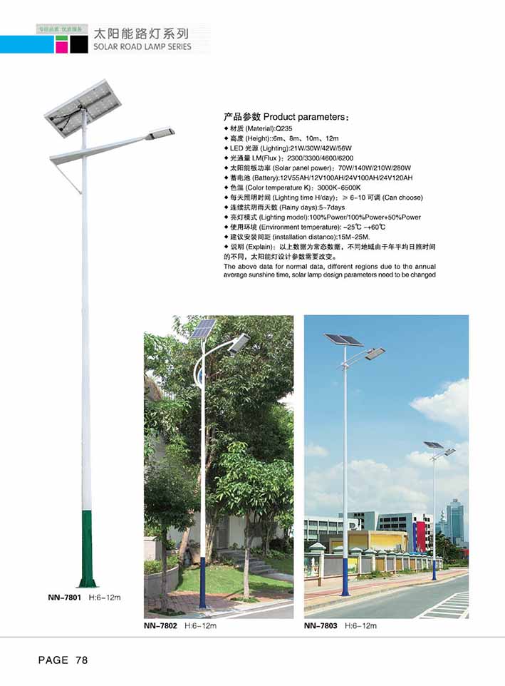 WFTYN-LD-078 太陽(yáng)能路燈