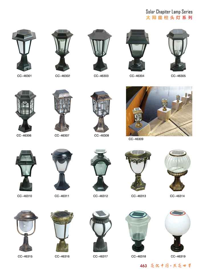 WFTYN-ZD-463 太陽能柱頭燈